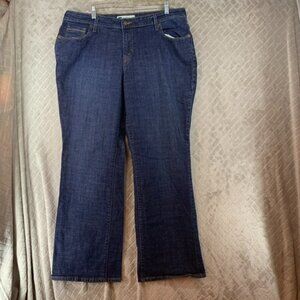 Levis Jeans Womens 34 Blue Denim 580 Bootcut Medium Wash High Rise Stretch